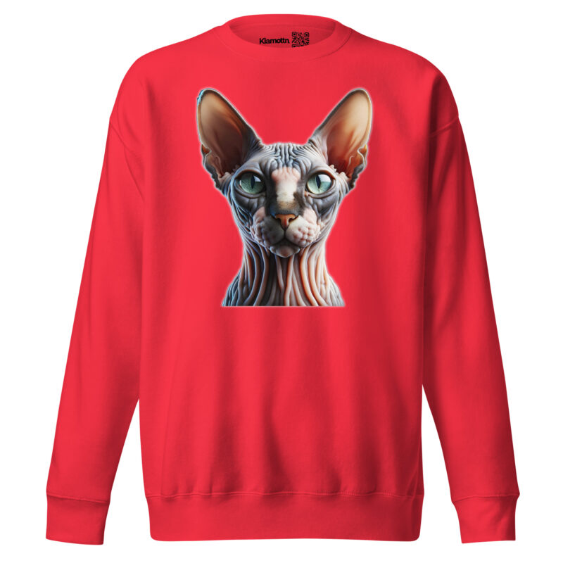 Mystische Sphynx-Katze Unisex-Sweatshirt