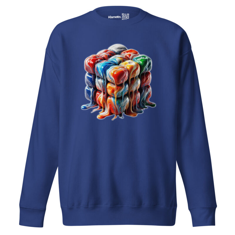 Flüssiger Zauberwürfel Unisex-Sweatshirt