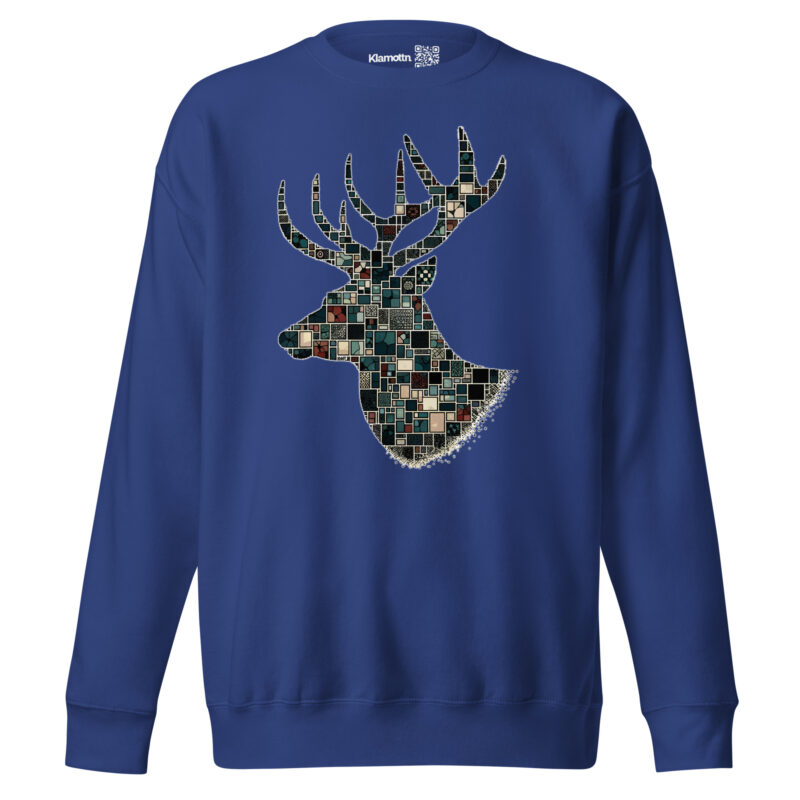 Mosaik-Hirsch Unisex-Sweatshirt