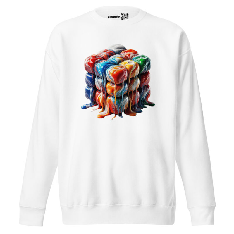 Flüssiger Zauberwürfel Unisex-Sweatshirt