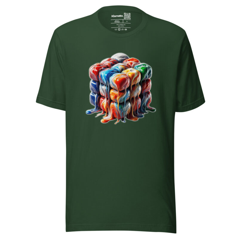 Flüssiger Zauberwürfel Unisex-T-Shirt