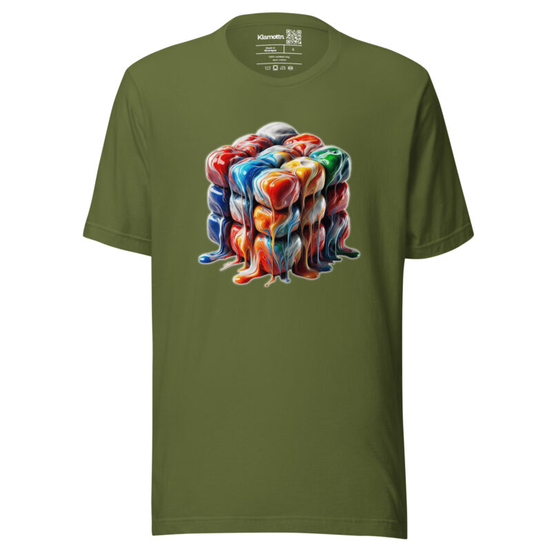 Flüssiger Zauberwürfel Unisex-T-Shirt