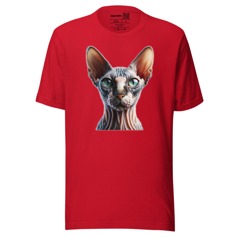 Mystische Sphynx-Katze Unisex-T-Shirt