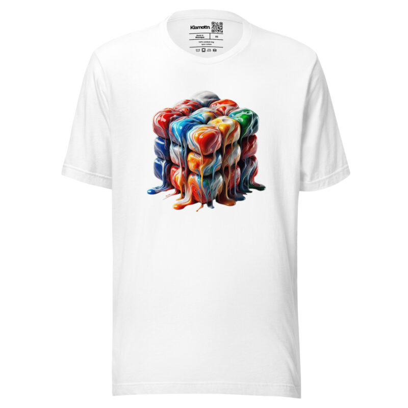 Flüssiger Zauberwürfel Unisex-T-Shirt