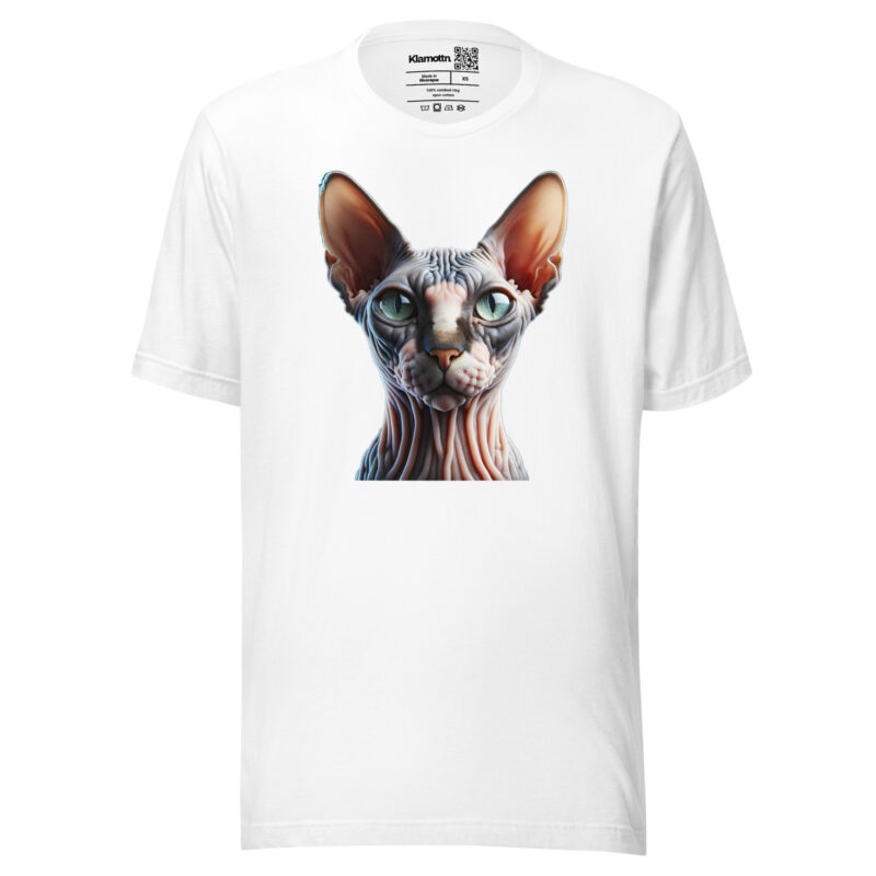 Mystische Sphynx-Katze Unisex-T-Shirt