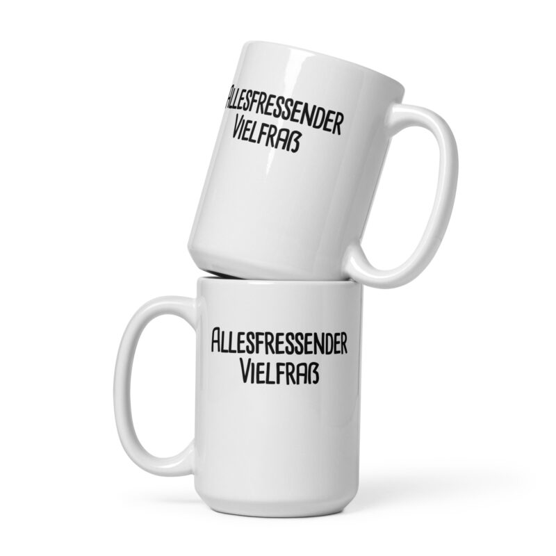 Allesfressender Vielfraß Tasse