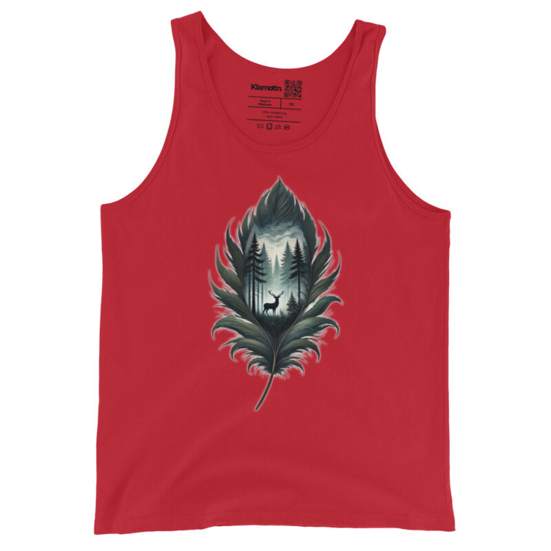 Magische Waldszene Unisex-Tank-Top