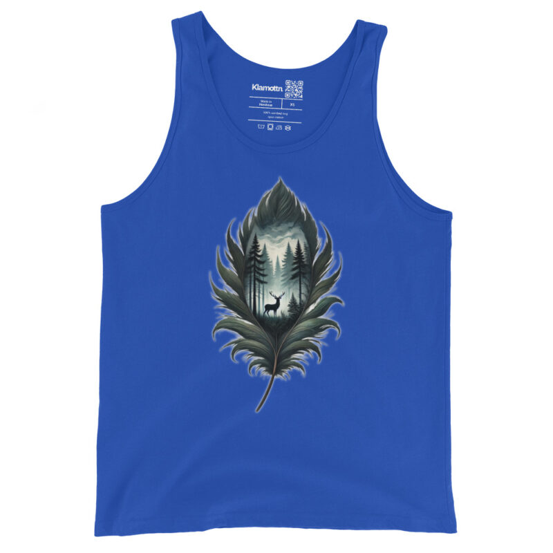 Magische Waldszene Unisex-Tank-Top