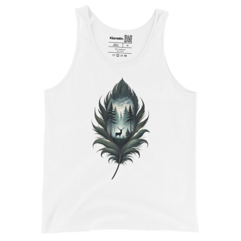 Magische Waldszene Unisex-Tank-Top